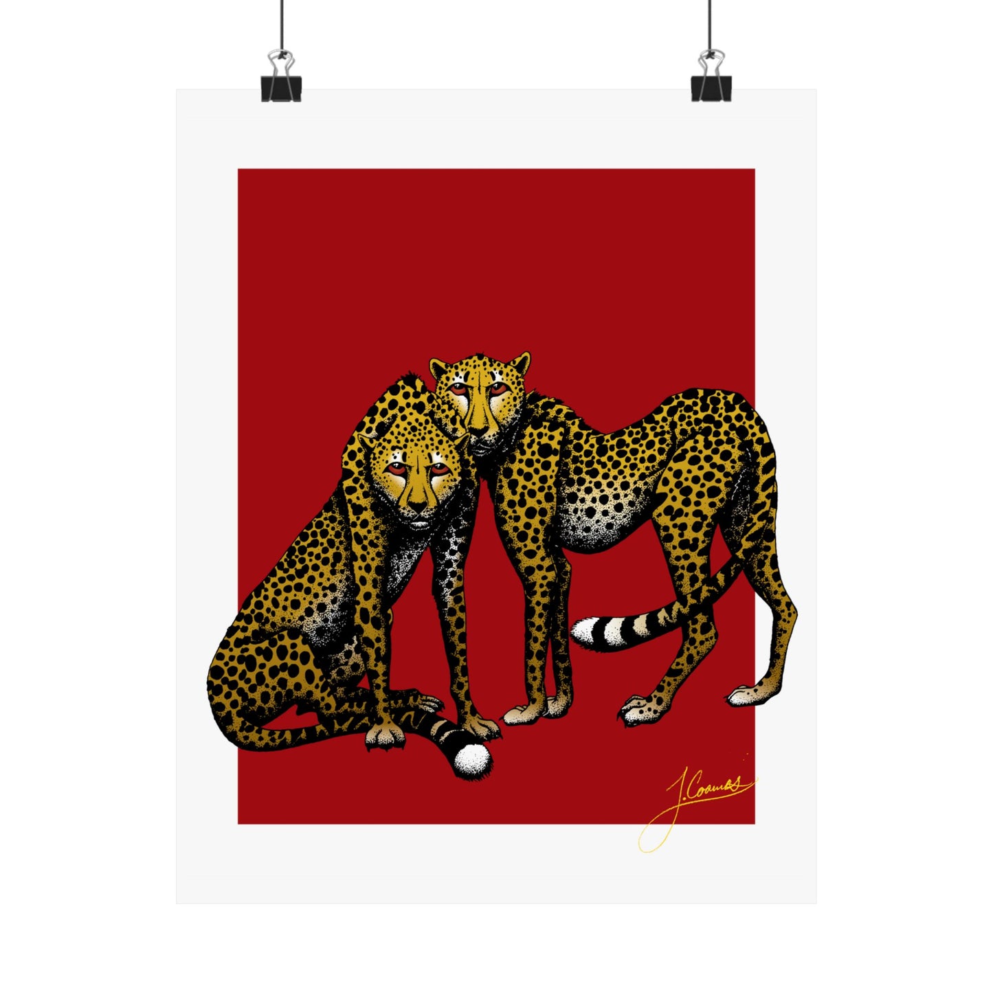 Cautious Gaze, Color Variation #3