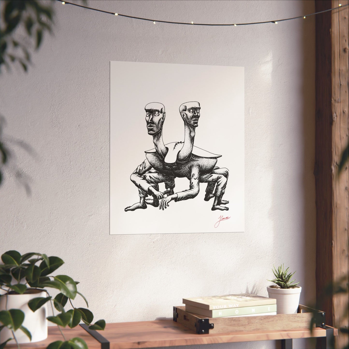 Searching for Scraps, Black & White