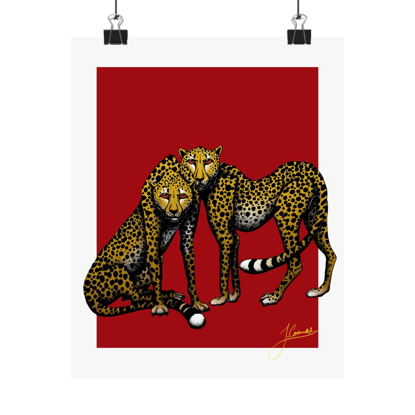 Cautious Gaze, Color Variation #3