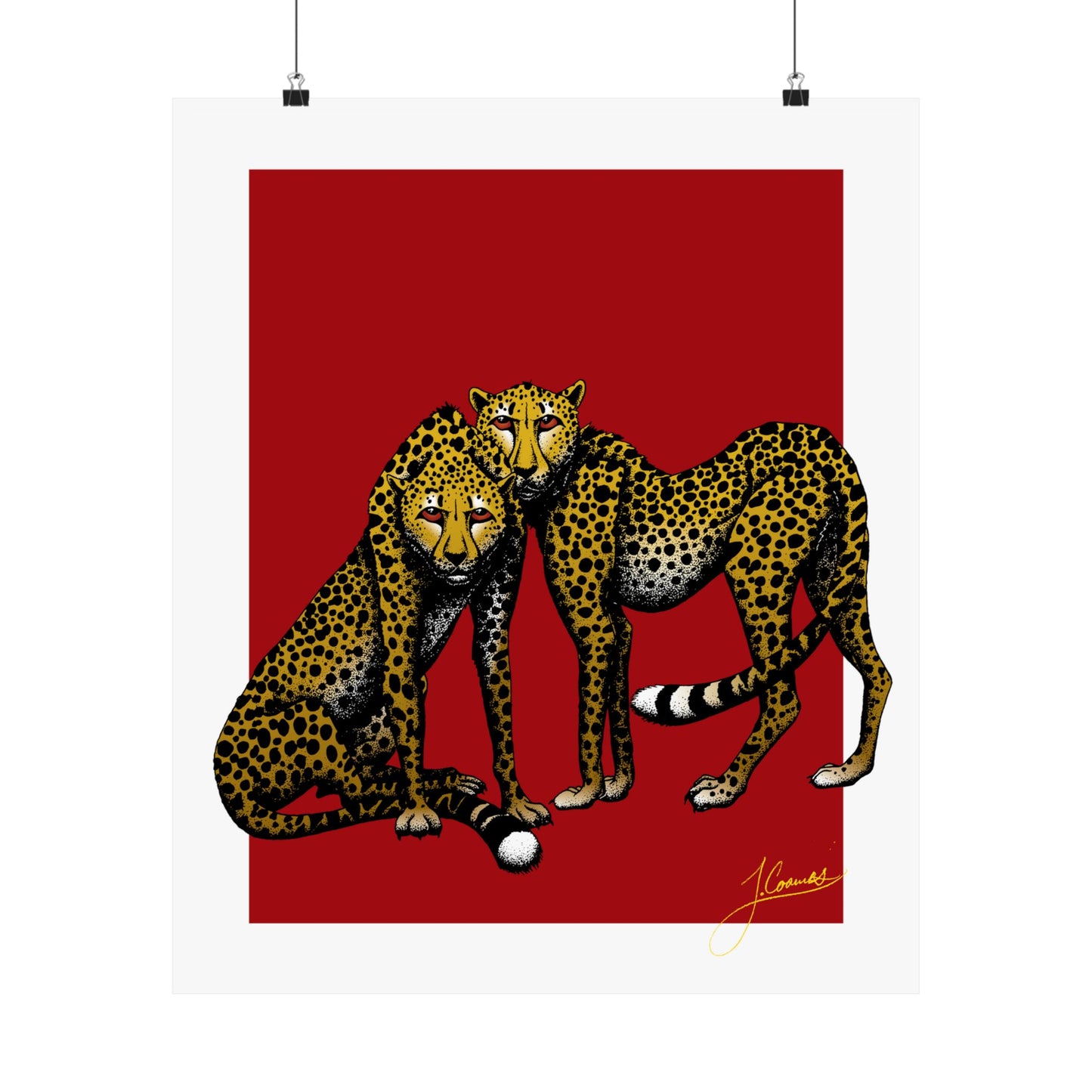 Cautious Gaze, Color Variation #3
