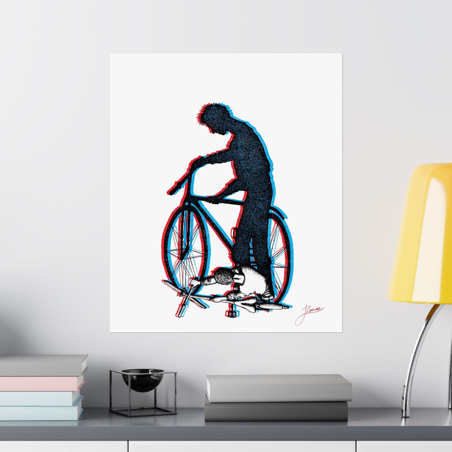 Cycling in the Sun - Color Variant #1