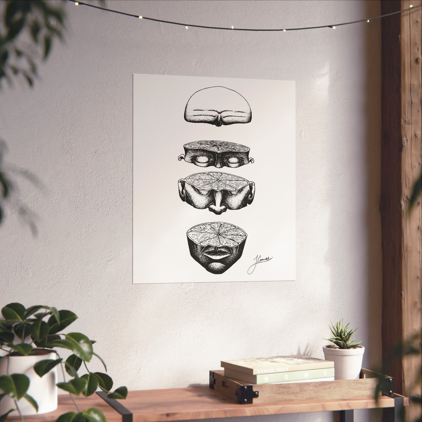 Juicy Thoughts, Black & White