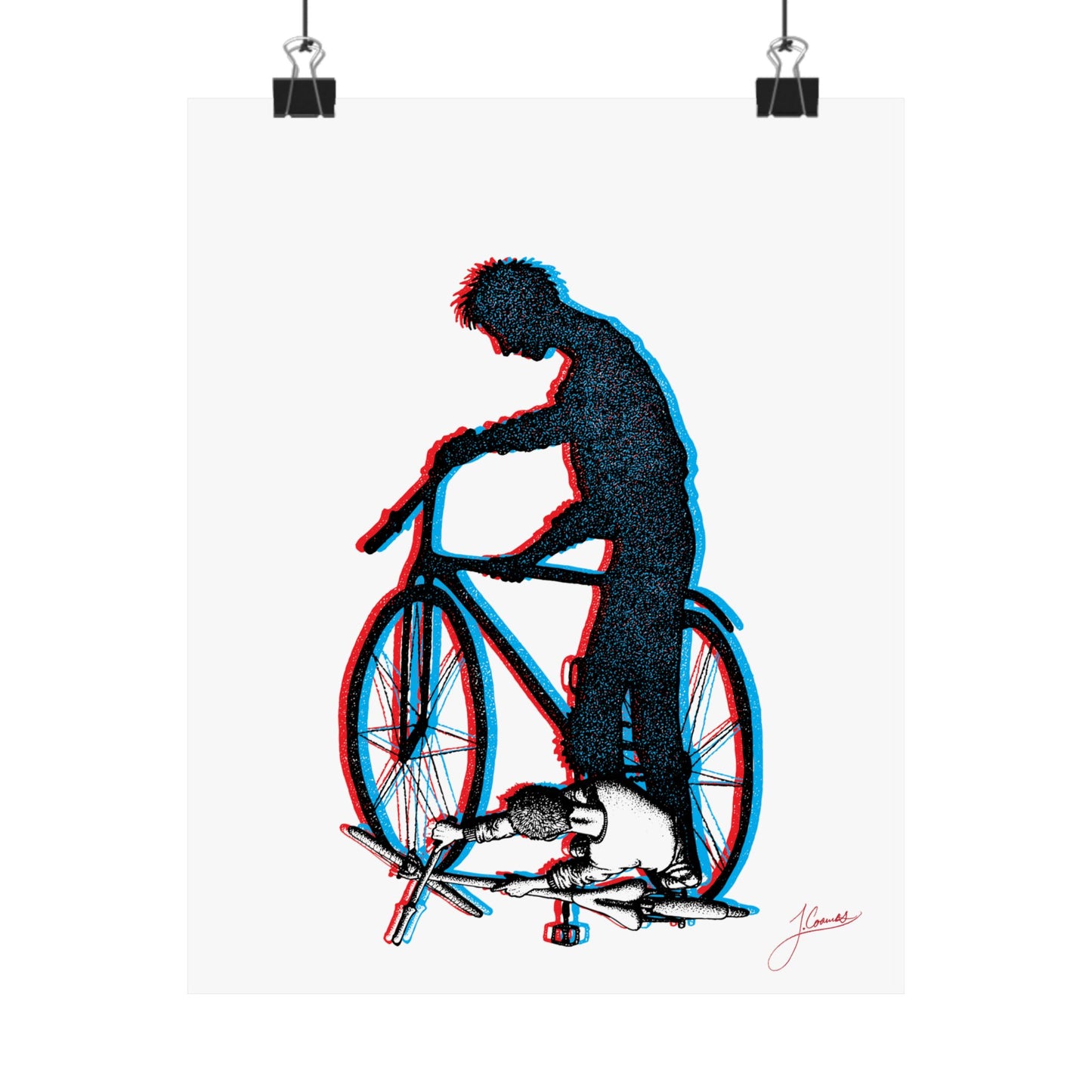 Cycling in the Sun - Color Variant #1