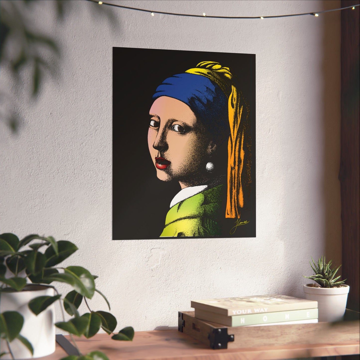 Girl With Pearl Earrings, Color